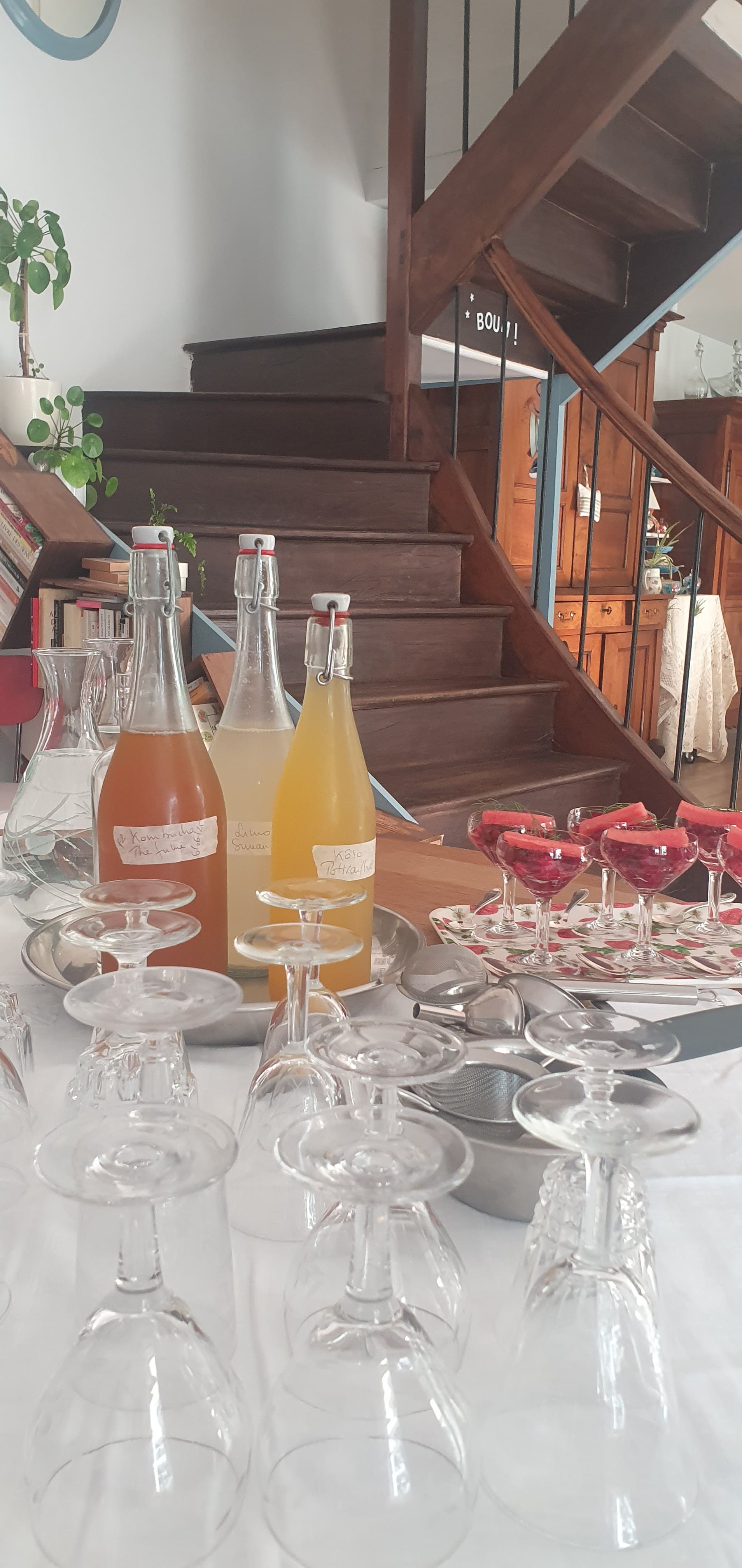 preparation table d hotes