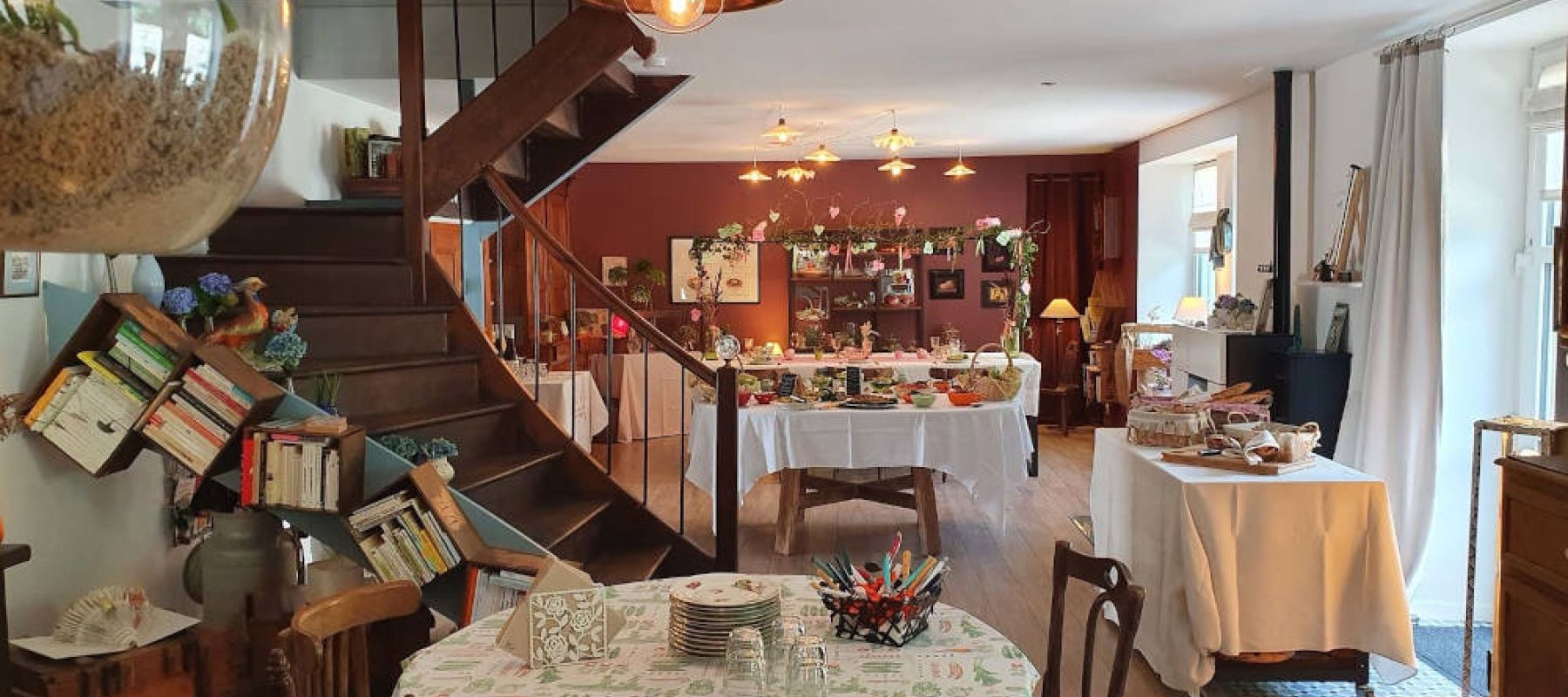 Au 46, Maison d'hôtes nature et table d'hôtes bio et végétarienne à Benodet en Bretagne